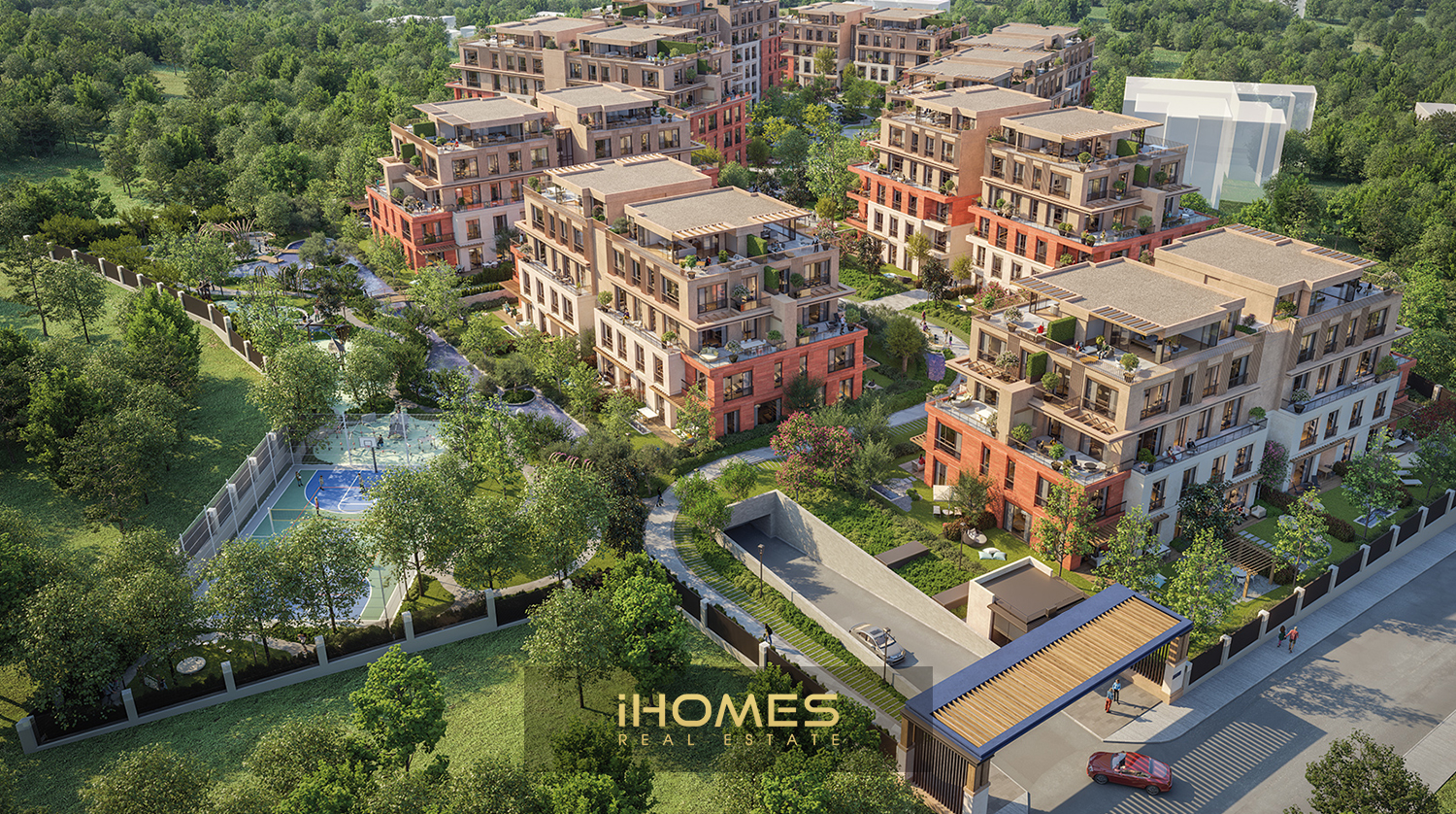 Referans Göktürk luxury residential project - Apartments for sale in Istanbul