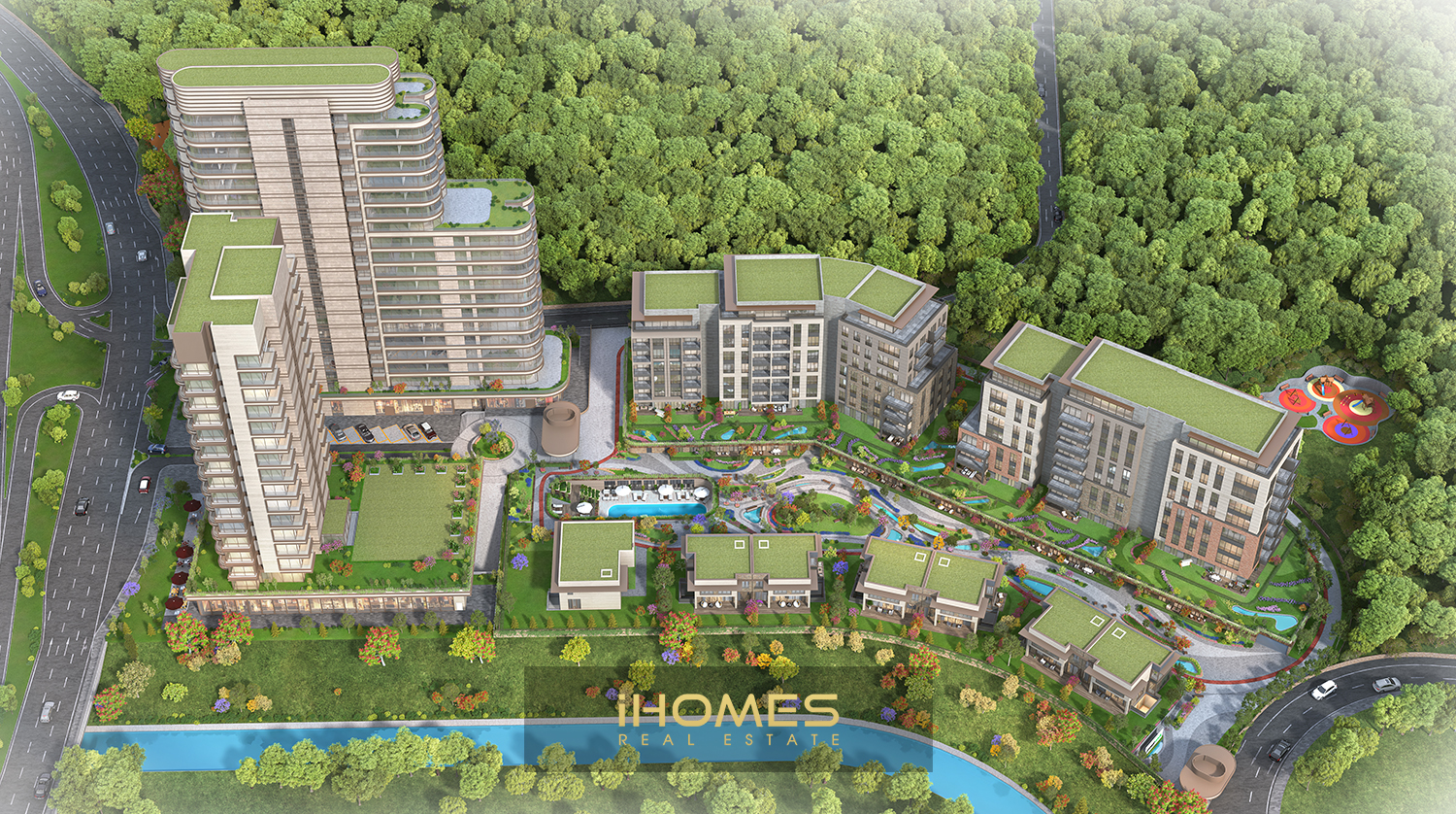 Invest Vadi project - Luxury apartments in Istanbul suitable for Turkish citizenship