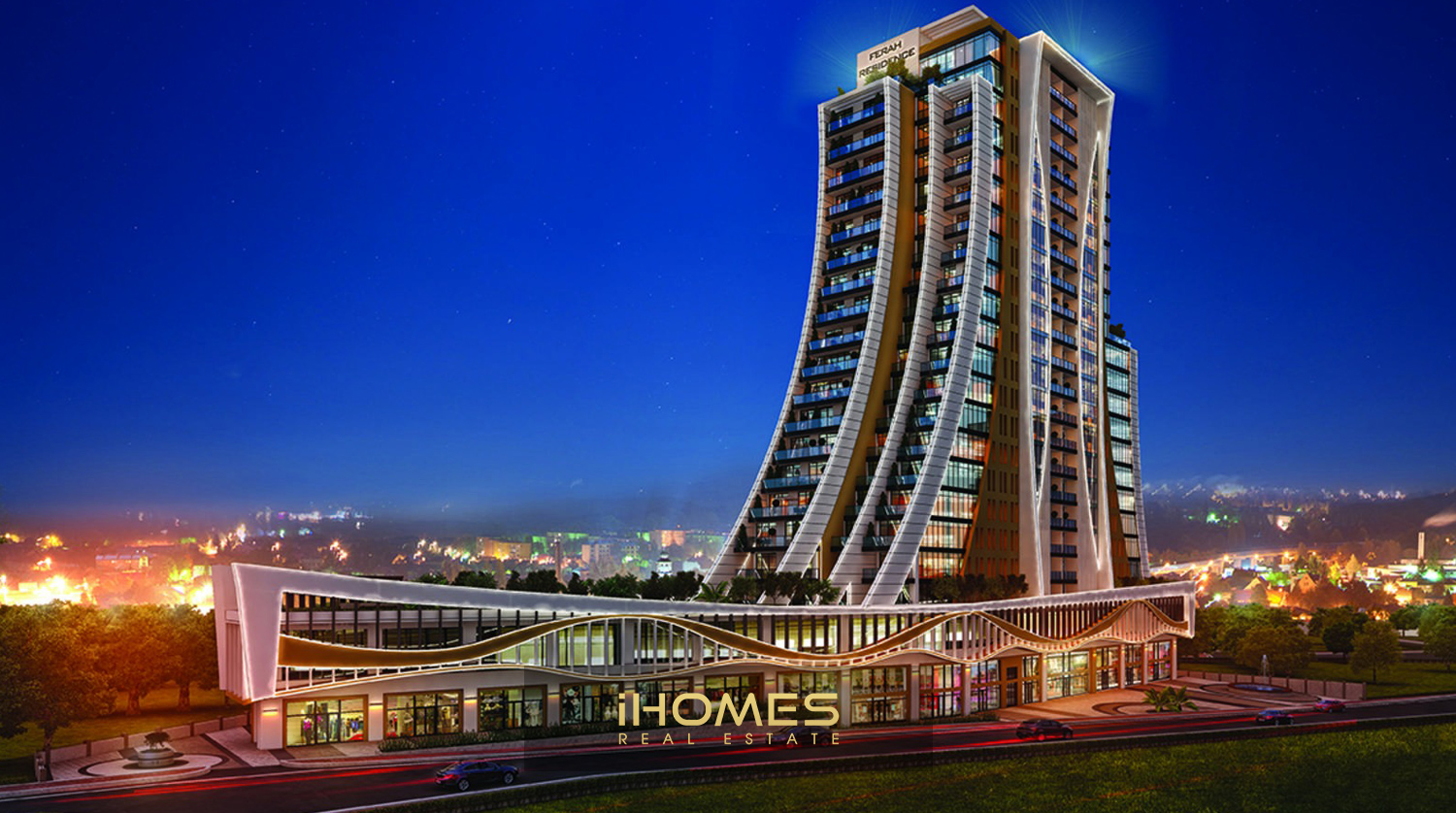 Ferah Residence Istanbul Exterior View at Night