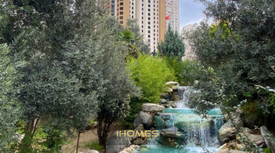 آبشار و آب نما پروژه اس تاورز استانبول