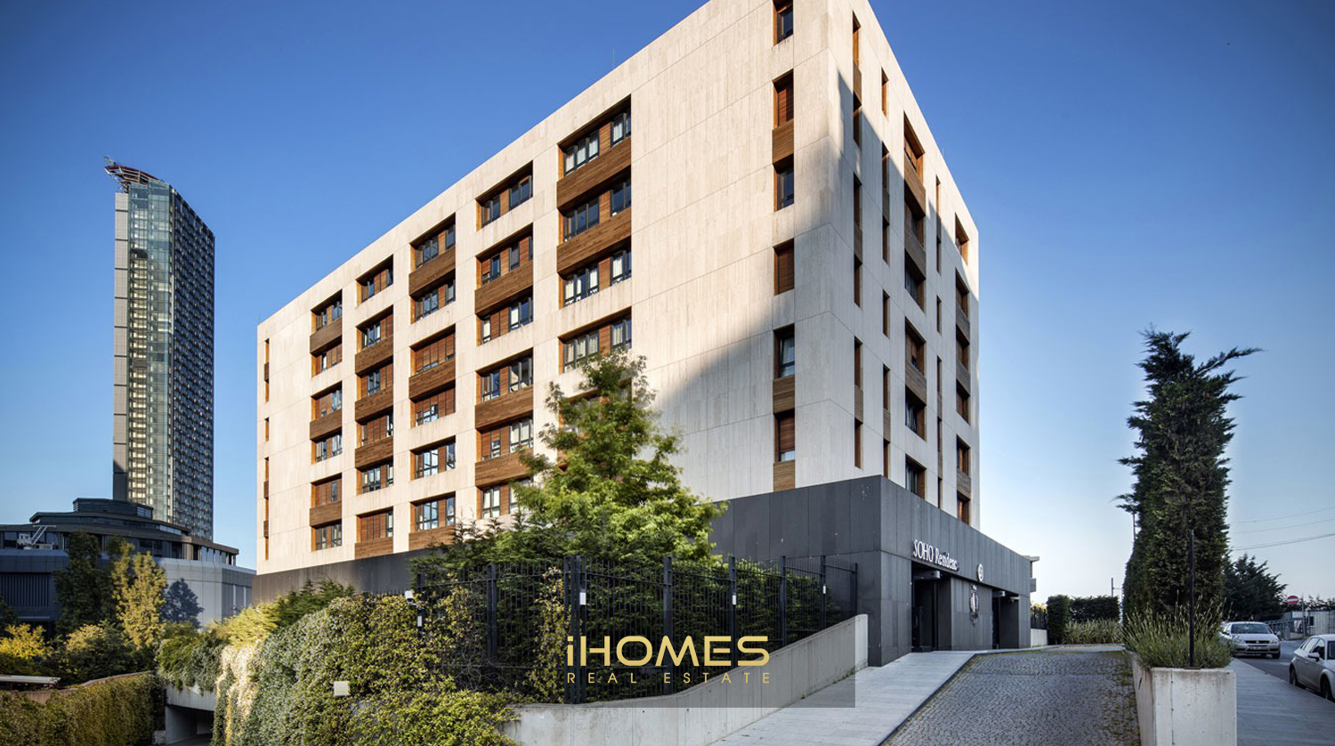Modern exterior view of Soyak SOHO in Istanbul
