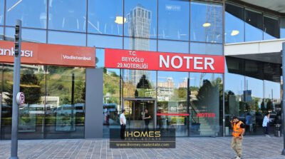 نوتر در ترکیه - نمای بیرون دفتر نوتر Noter