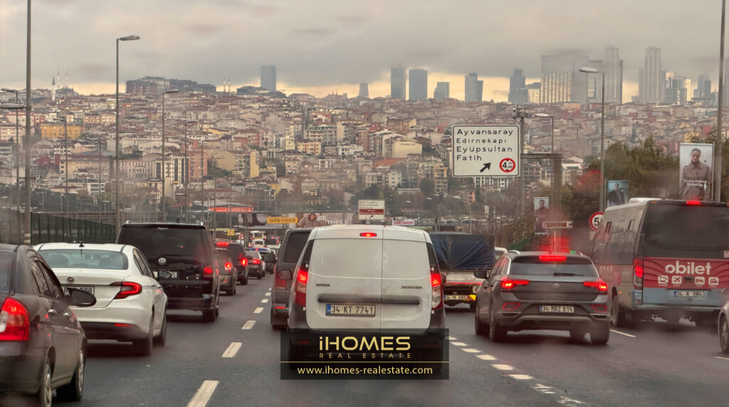 ترافیک در استانبول اروپایی 