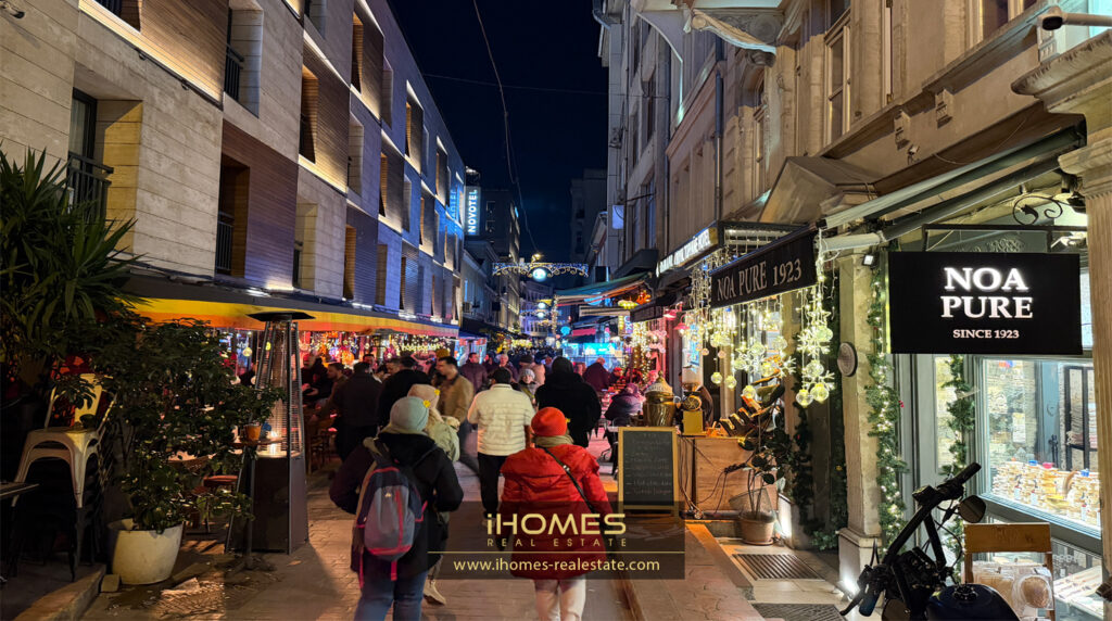 کافه ها و مغازه ها در گالاتاپورت 